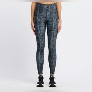 RBX Black and Gray Patterned Leggings